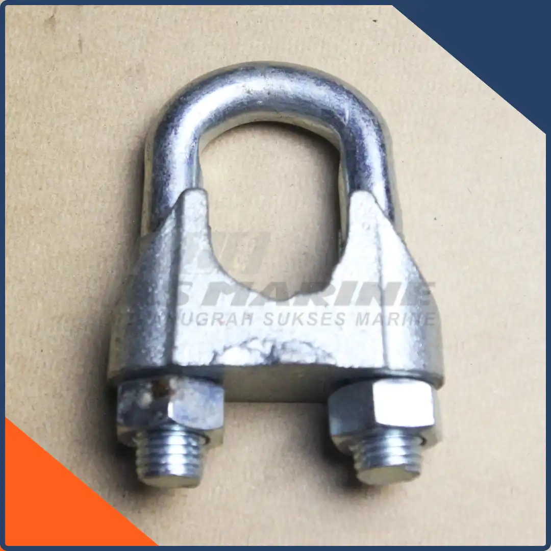 Toprig Wire Rope Clip / Klem Sling / Kuku Macan Galvanized 1 Inch 24-26 mm